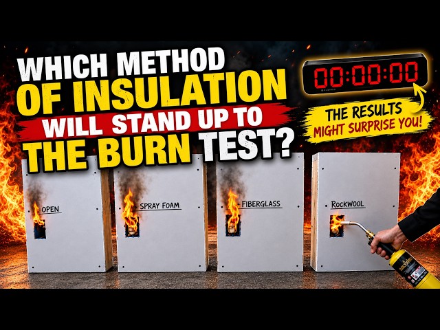 Which Insulation Is Actually Fire-Safe? We Tested It