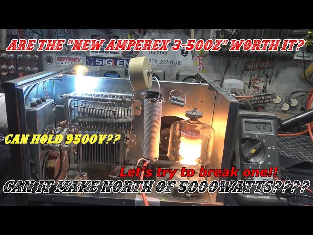 The New Penta Labs Amperex 3-500z Tubes ARE King!! Let's Break One!! Part#1