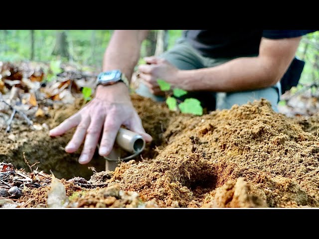 Makes you wonder how old it is being buried that deep