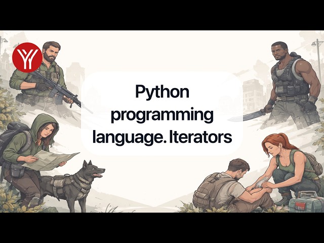 Python programming language. Iterators