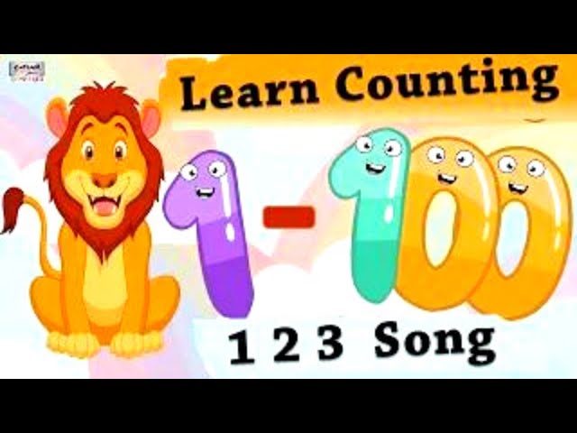 Learn Counting 1- 100 | Numbers Song In English For Kids - Beginners | 1-100 Rhyme | 27M
