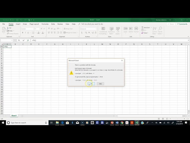 use of excel built in financial functions
