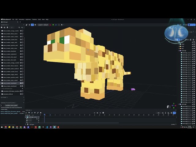 Something Different Pixel/Cube animations as breathing / furr #blockbench #minecraft #plugins #mcpe