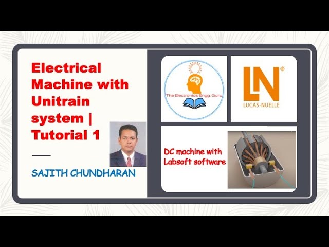 How does an Electrical DC motor work with Unitrain System and Labsoft Software