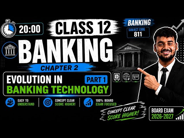 Class 12 Banking Chapter 2: Innovation in Banking Technology | Part 1