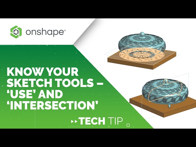 Difference between Use and Intersection tools in Onshape - Tech Tip