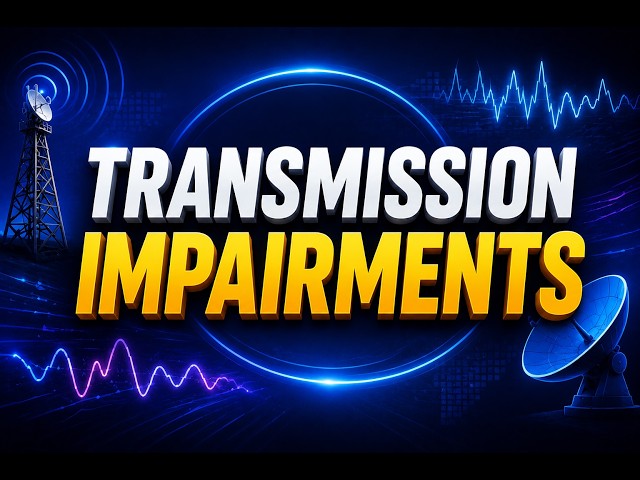 Lecture 15# Transmission Impairments Explained | Computer Networks for Beginners