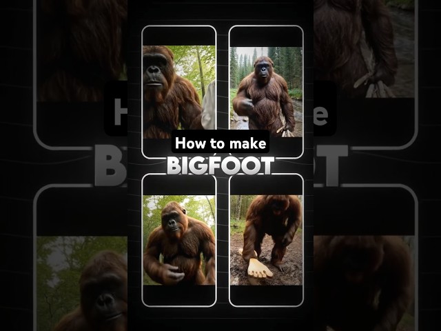 Bigfoot Vlog AI Videos Are EXPLODING - Here is how to make them #bigfootvlog  #bigfoot #aivideo