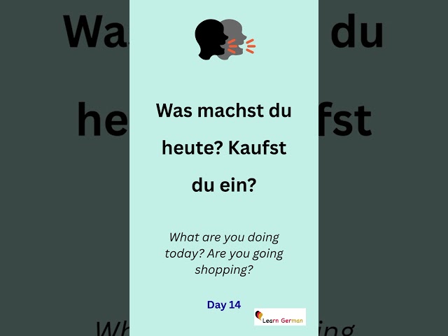 Day 14: 14-Day Shadowing Challenge 🇩🇪 Your German Speaking Journey Starts Now!