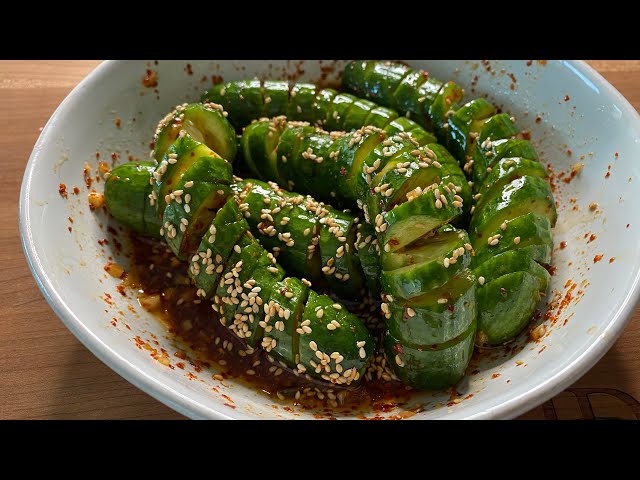 Asian Spiral Cucumber Salad