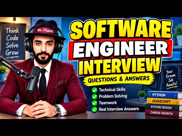 Software Engineer Interview Questions & Answers | English Interview Practice