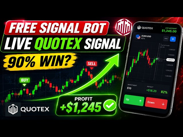 Free Quotex Signal Bot LIVE | Best Binary Trading Signals | Quotex Bot Signal