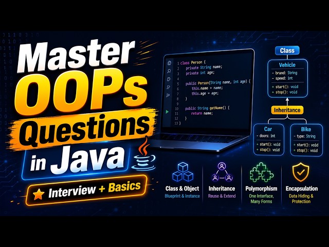 Master the Fundamental Questions of OOPs in Java | Rashmi Sir