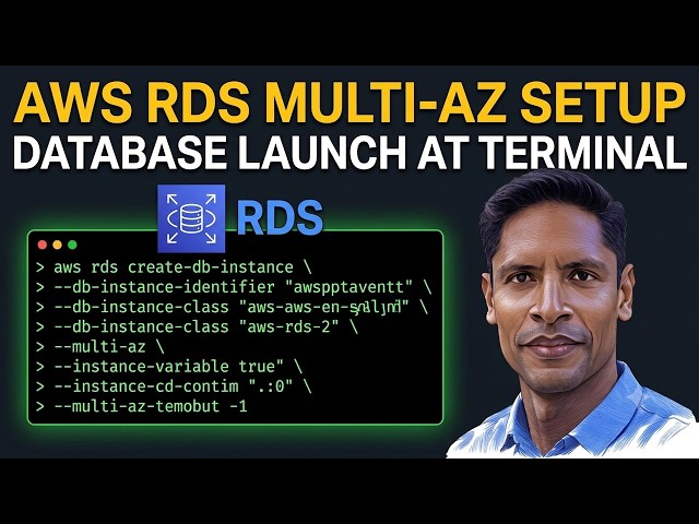 AWS RDS: Launch MySQL PostgreSQL with Multi-AZ and Backups