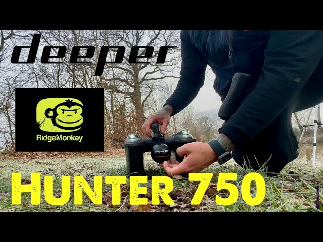 Ridgemonkey Hunter 750 + Deeper & Deeper Range Extender review & test 🐒🎣