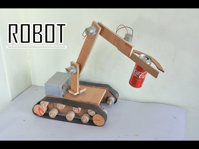How to Make Robot / Remote controlled Robotic Arm at Home