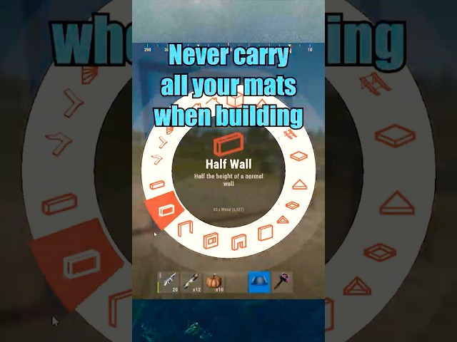 You have to build your base one section at a time #rust #gaming #shorts