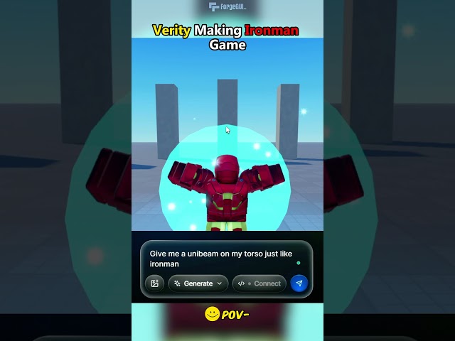 How to make your own Iron Man game #forgeguipartner #robloxdev #roblox