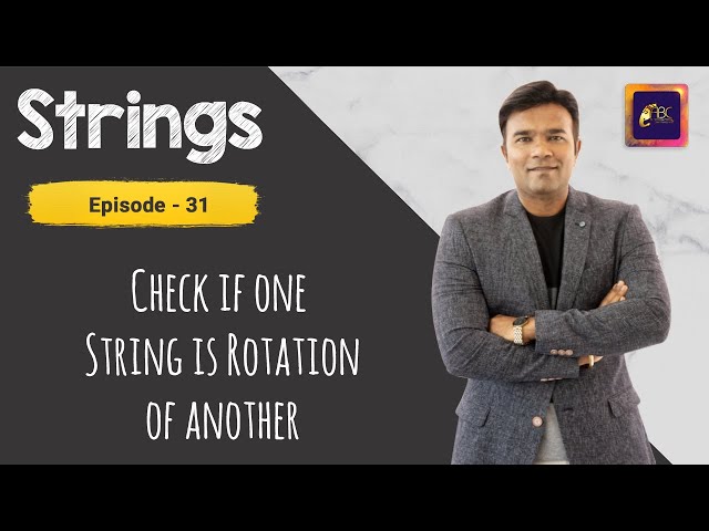 Java Program to verify if one String is a rotation of another String | Java Tutorials for Beginners