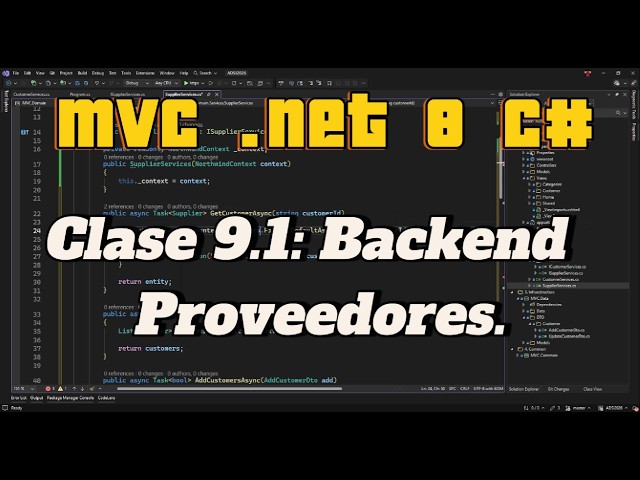 Clase 9, MVC BackendProveedores