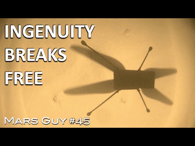 Mars helicopter escapes sand trap