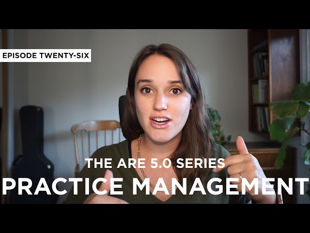 Practice Management PcM | What you NEED to Know to PASS | Architect Registration Exam ARE 5.0