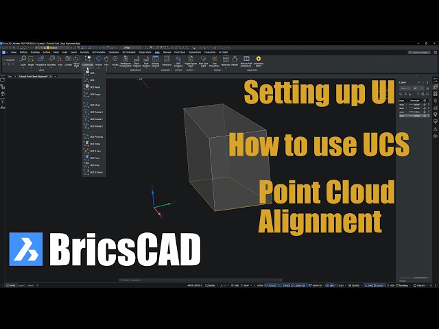 BricsCAD Reverse Engineering Setup – Beginner Basics
