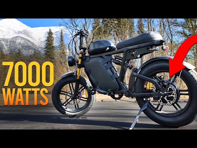 🏁 7000 watts, 50mph & REGEN! 🐐 #motorgoat Mods.