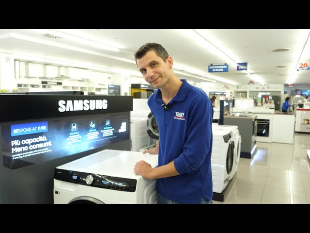 Lavatrice Samsung 11kg classe A con programmi e funzioni A.I.