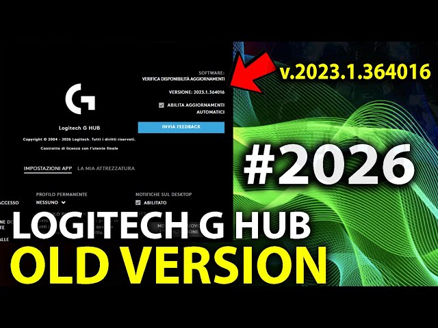 Come scaricare una vecchia versione LOGITECH G HUB - tutorial #logitech
