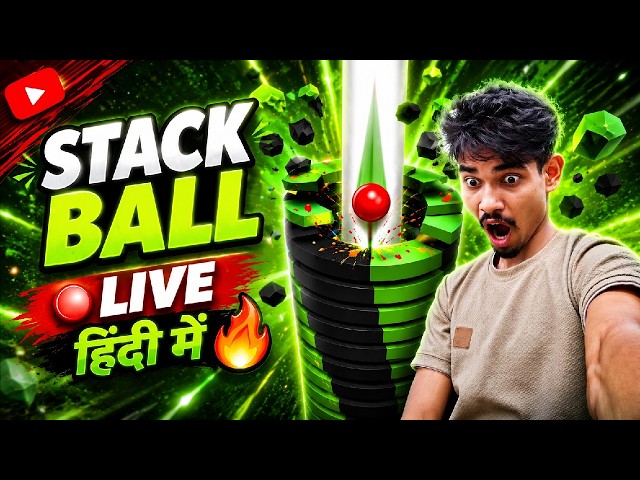 Stack Ball 🔴 Hindi Live 🔥☠️