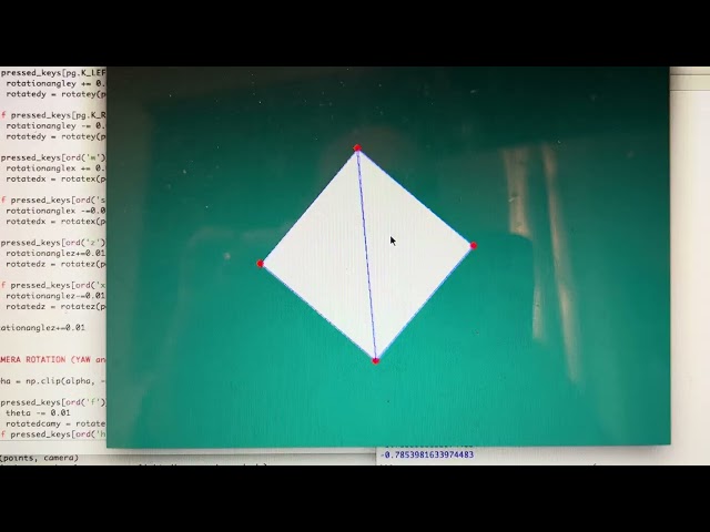 Demo: made my own 3D Graphics Engine Using Python and Pygame