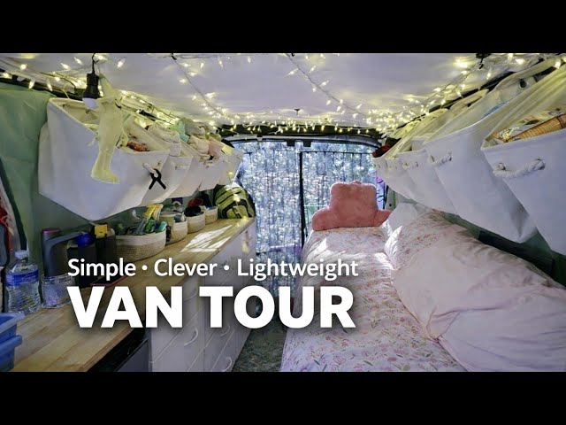 🦋 Good on Gas: GENIUS DIY Ford Transit Van Tour