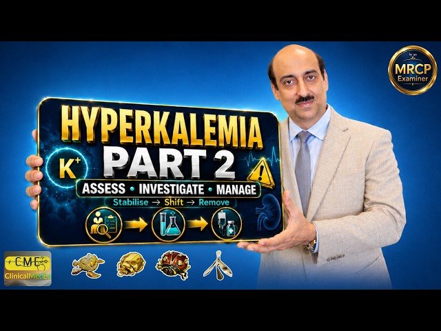 Hyperkalemia Management: Stabilise, Shift & Remove | MRCP