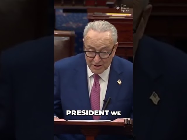 Schumer Challenges Republicans Over President Trump's "Anti-Weaponization Fund"
