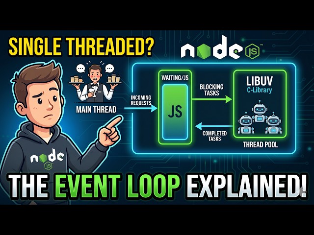 How the Node js Event Loop Actually Works?