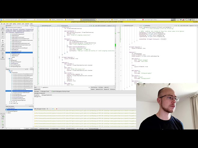 Qt Quick, QML, KDE, Python open-source development: Connections GUI for Qubes OS