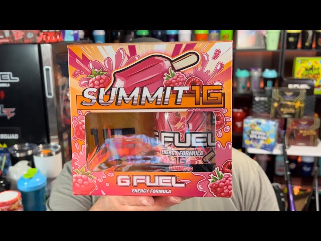 G FUEL Summit 1G Collectors Box Unboxing, Review, And Taste Test!