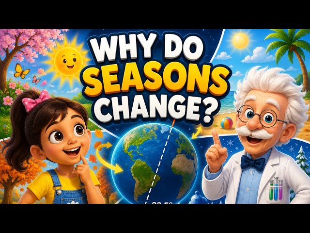 🌍 Why Do Seasons Change? | Fun Science for Kids | Ani & Dr. Spark