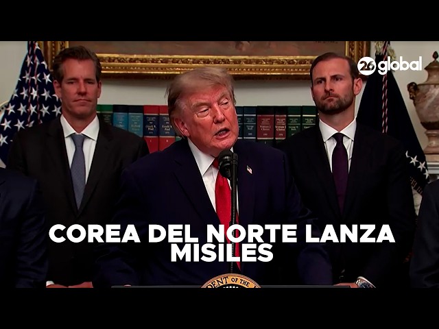 🚨 NORTH KOREA LAUNCHES MISSILES | Tensions rise following Trump's announcement #26Global