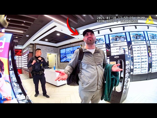 Entitled Airport Thief Caught Red-Handed Stealing Designer Sunglasses