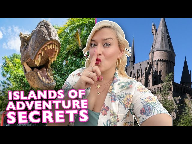 The BEST KEPT SECRETS Of Universal Islands Of Adventure | Jurassic Park, Marvel, Harry Potter, More