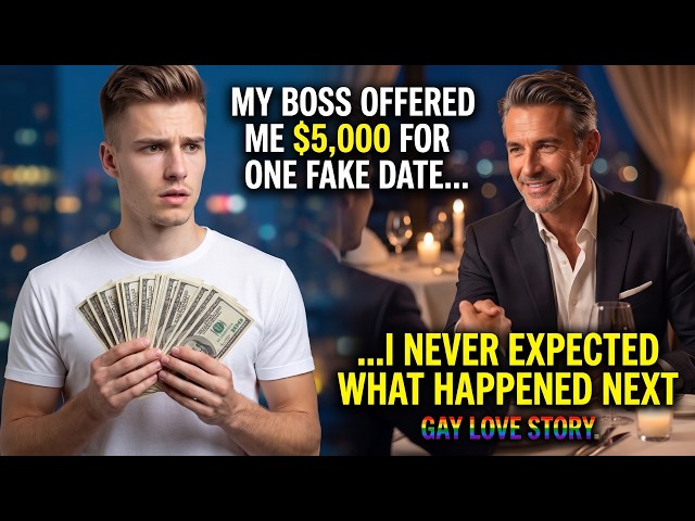 My Boss Offered Me $5,000 for One Fake Date... I Never Expected What Happened Next | Gay Love Story