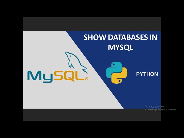 Python + Mysql + Show Databases