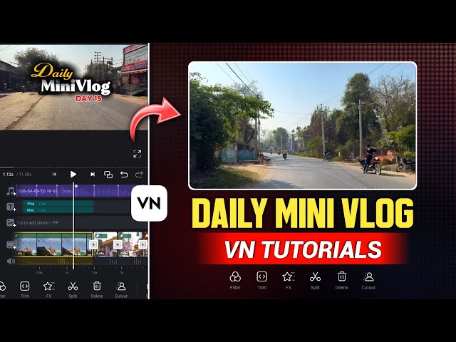 Viral Mini Vlog Video Editing In Vn App | Instagram Mini Vlog Video Kaise Banaye | Vn Mini Vlog Edit