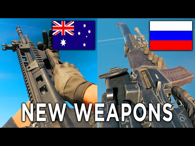 NEW Battlefield 6 Season 4 Weapons Real Names/Origins and Attachments Showcase