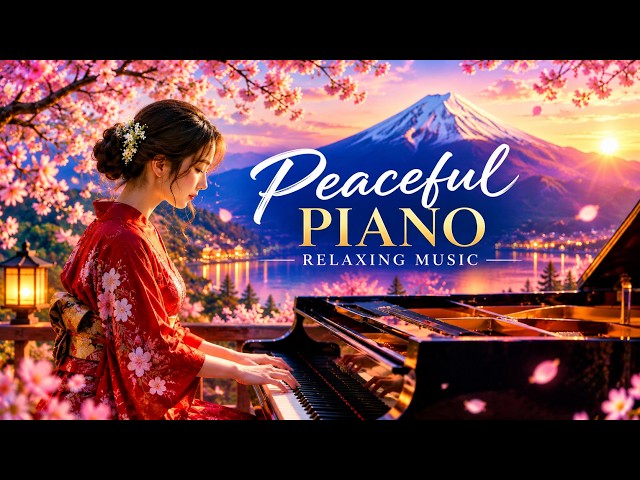 Peaceful Piano Relaxing Music, Help  Relax, Reduce Stress, Study with Focus, Meditate, Sleep deeply