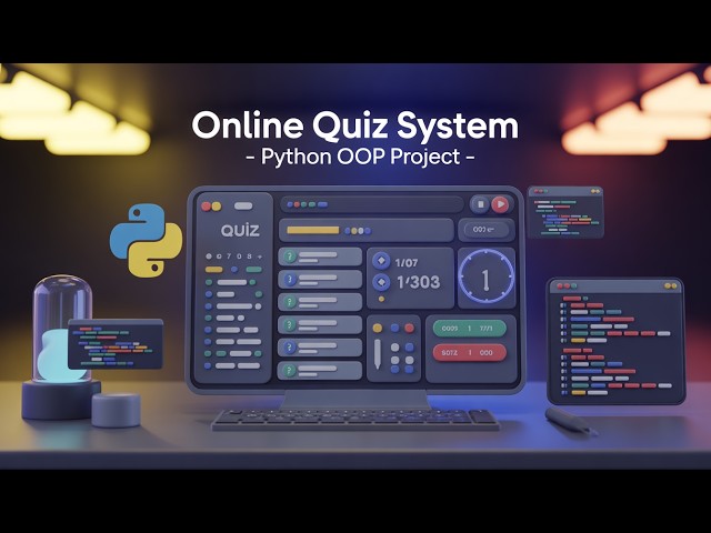 🧐Online Quiz Management System using Python (OOP + Menu Driven) 🧠💻  || Python projects for beginners