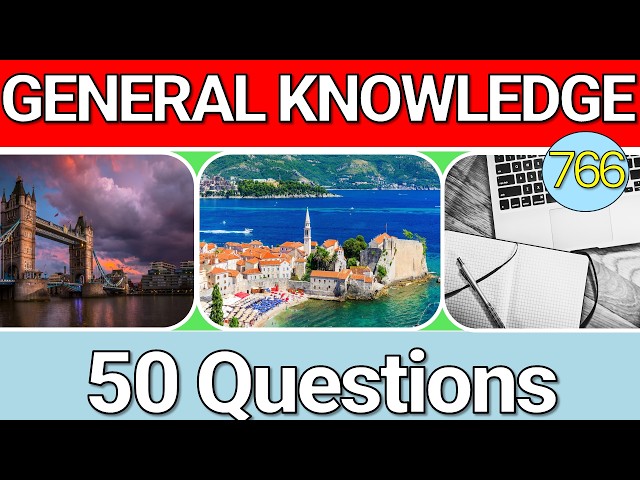 Educational General Knowledge Quiz Trivia 766 📚💡| Can You Answer All 50 Questions Correctly? 2026