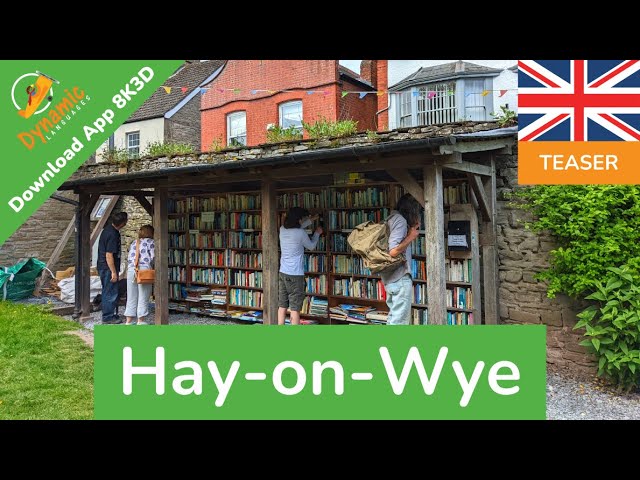 BOOK TOWN Hay-On-Wye 360 | DYNAMIC LANGUAGES | 8K3D